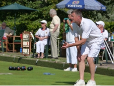 Keith Holman bowling