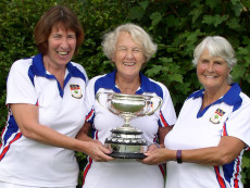 County triples champions Jenny, Sue and Carol